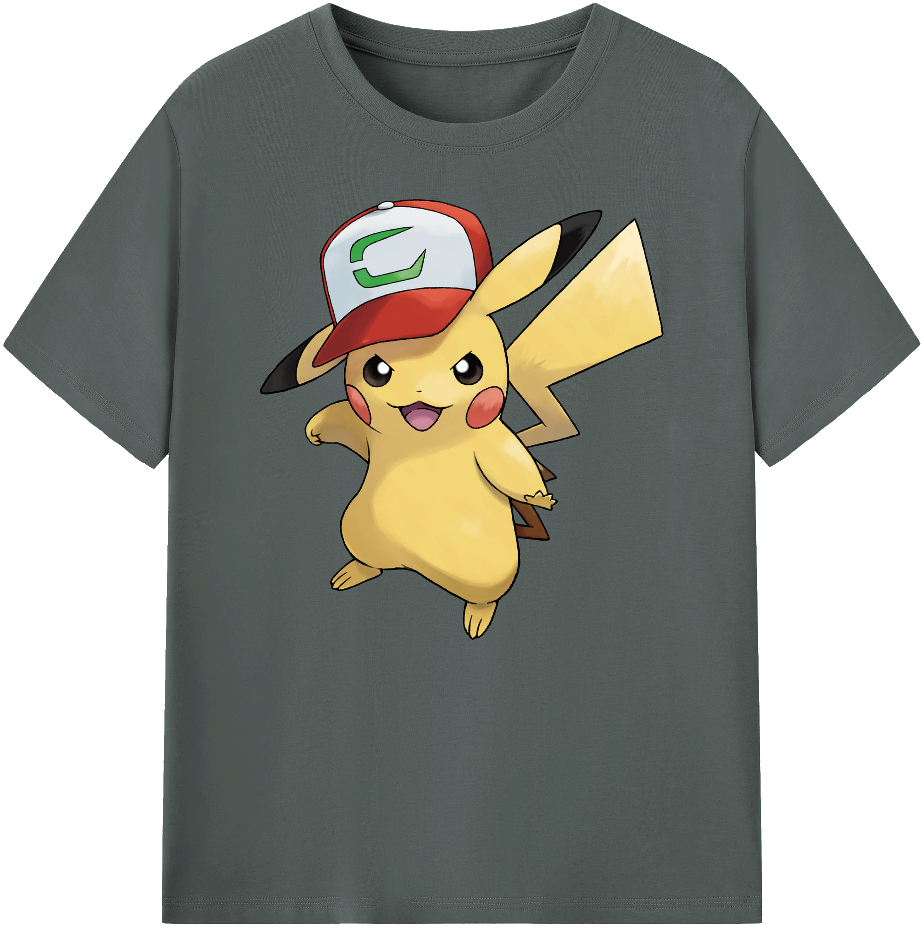 （画像用） ポケットモンスター Pokémon 綿100％ メンズ半袖Tシャツ｜肌触りやわらか＆通気性